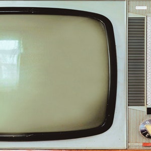 Vintage Samsung Frame Tv Art, Retro Television Photo Image, 556 Digital Download image 2