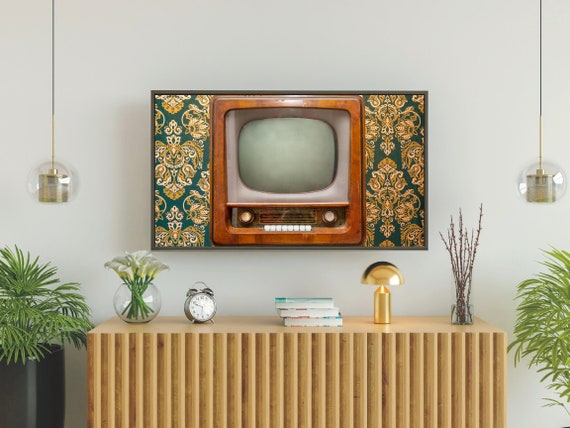 Vintage TV Art for Samsung Frame TV: Retro Screen Image (Digital Download)