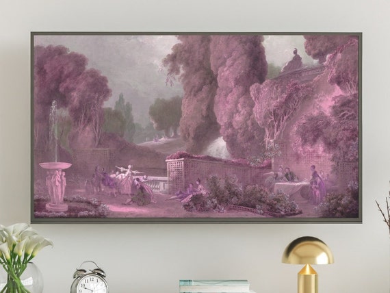 Samsung Frame Tv Art Danish Pastel Oil Painting Smart Tv Etsy