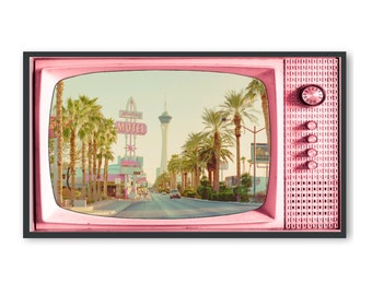 Samsung Frame TV Art, Retro TV Background, Retro Neon Motel Sign, Vintage TV Image, Atomic Motel Sign Photo, #298 Digital Download