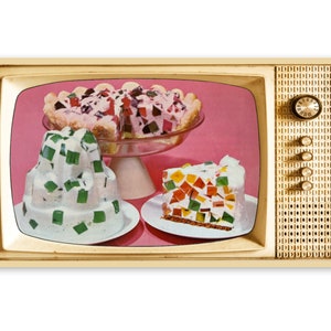 Vintage Samsung Frame TV Art, Tv Screensaver Photo, Retro Jello Mold Image, #559 Digital Download + Free Bonus Image
