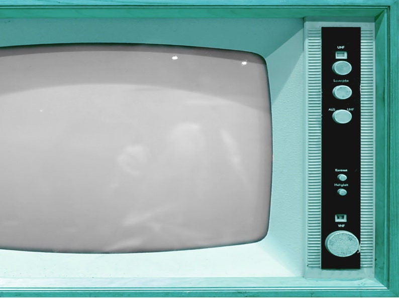 Vintage Samsung Frame TV Art, Blank Turned Off Retro Tv Photo, Mint Green Tv Image, 610 Digital Download image 5