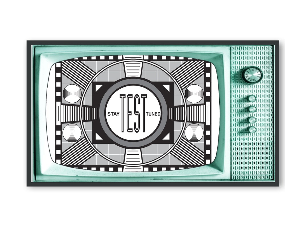 Retro TV Test Pattern Art for Samsung Frame TV (digital Download) - Etsy