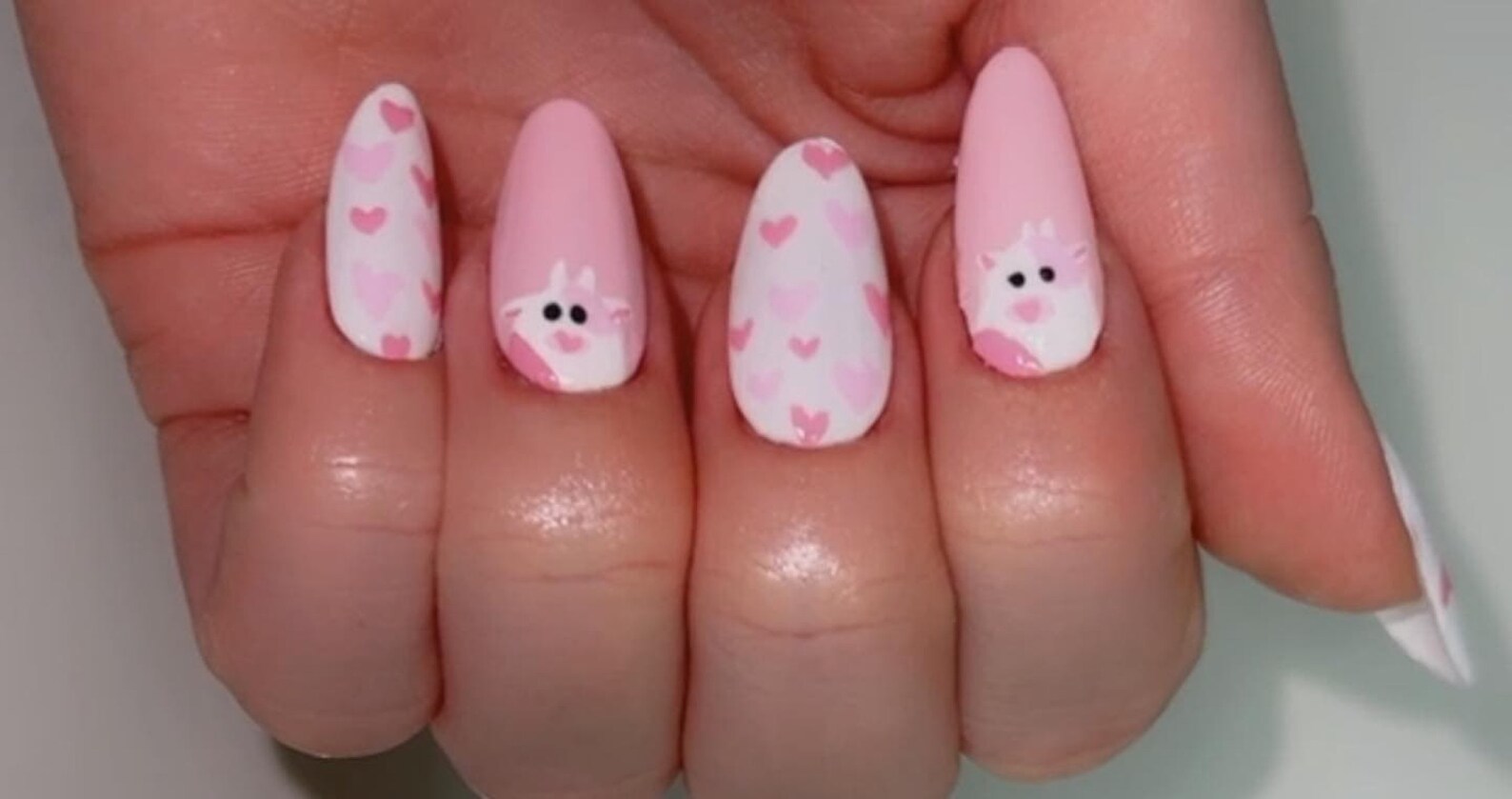 Squishmallow Cow Nails Etsy Australia