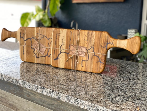 Amazon.com: Teak Cutting Board - Rectangle Gourmet Chopping  Handmade Teak Wooden Cutting Boards display picture 1