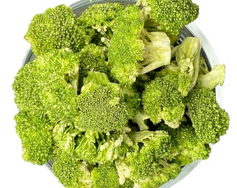 Freeze Dried Broccoli Florets | Freeze Dried Veggies | Freeze Dried Greens | Freeze Dried Side Dish | Backpacking Food | Prepping Food