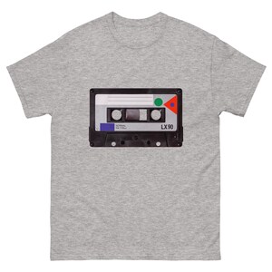 2019 Moda Cassetta Uomo Camiseta Rétro Ni 80 Classico Música Vecchia Scuola Audi - Foto 6