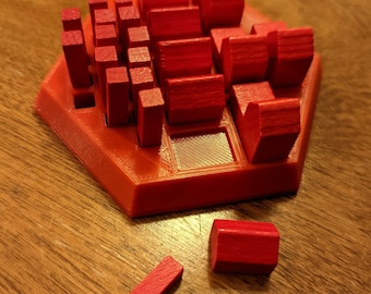 Catan Game Piece Holder: Space-Saving Organizer