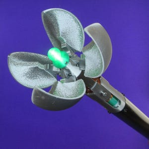 11° Sonic Cane Light & Sound 3 piedi Stampato in 3D / Doctor Who / Oggetto di scena per costumi