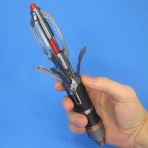 Custom 14th Doctor Dark Sonic Screwdriver | Doctor Who | Costume prop