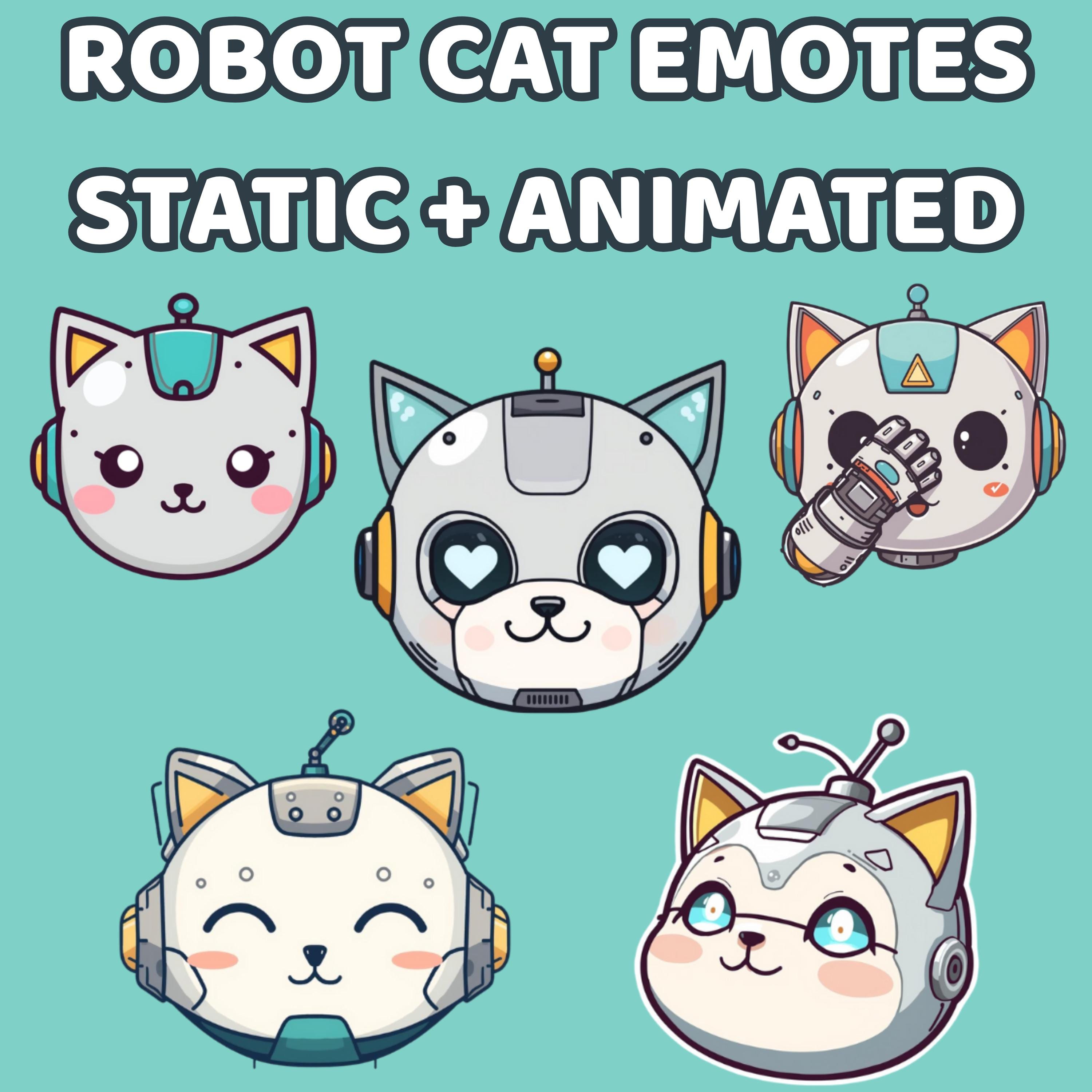 Animated Cat Emoji - Etsy