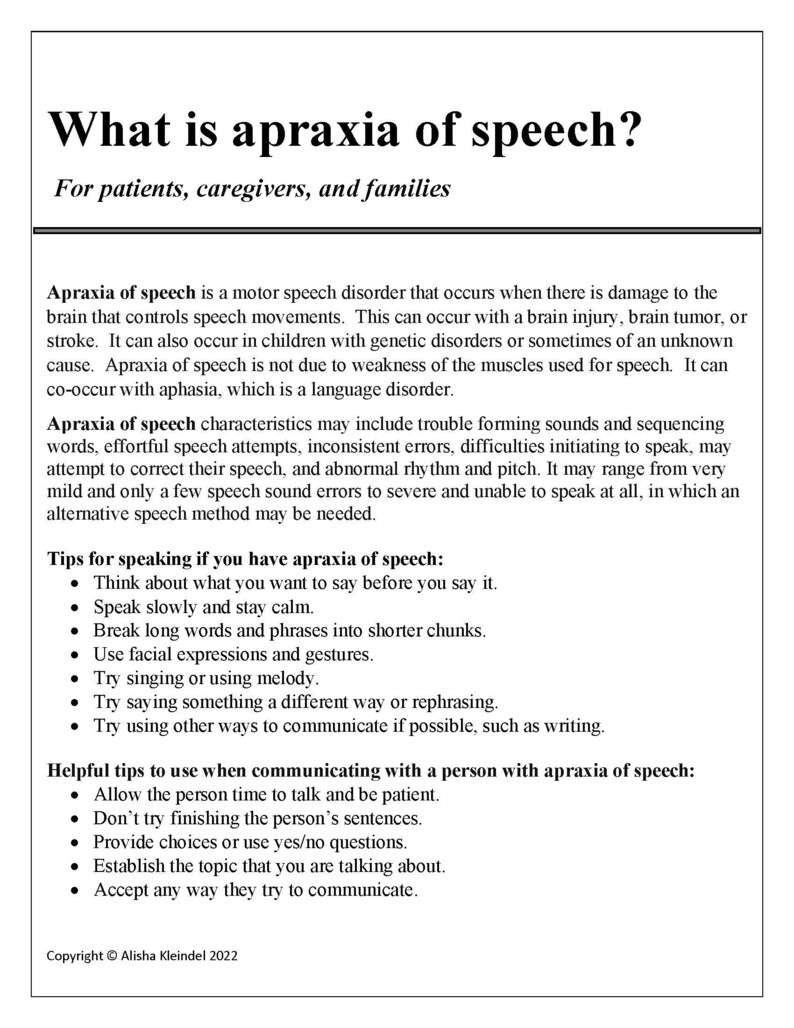 Apraxia Of Speech Handout Medical SLP PDF Speech Treatment Etsy apraxia-of-speech-handout-medical-slp-pdf-speech-treatment-etsy