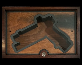 Bespoke Display Hardwood Firearms Case by Chambersight