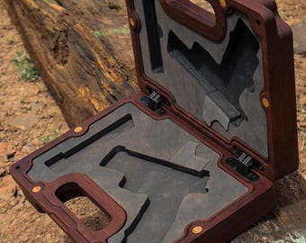 Bespoke Carry Hardwood Firearms Case by Chambersight