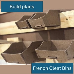 French Cleat Bin Build Plans