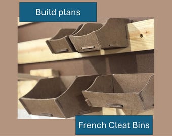 French Cleat Bin Build Plans