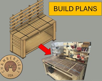 Woodworking Downdraft Workbench Build Plans