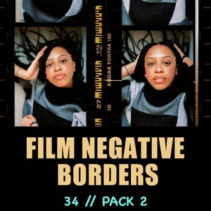 35 Film Frame Negative Borders (Kodak and more) Pack 2