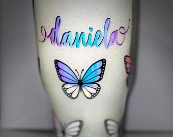 Custom butterfly cup