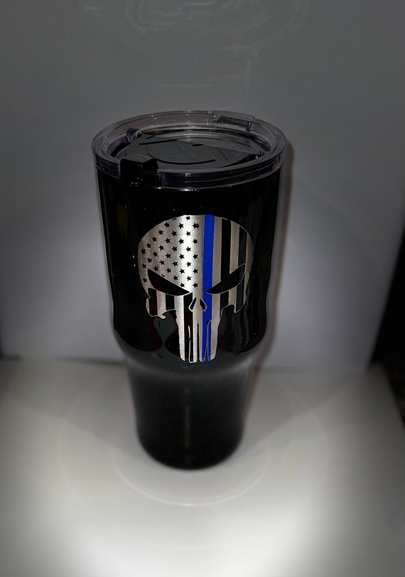 Back the Blue, Police Punisher, Police Badge Cup, Police Tumbler