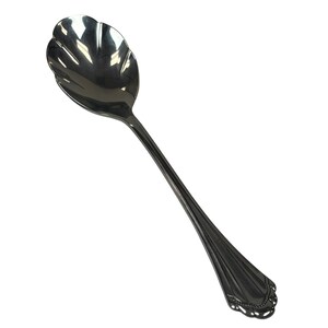Cucchiaio da zucchero in acciaio inox Oneida Community Marquette da 6 pollici, vintage, USA