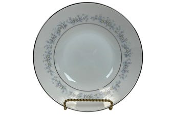 NORITAKE Marywood 2181 Soup Bowl 7-1/2" Fine China Japan Platinum Trim