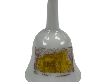 Vintage "Shepherd Of The Hills" Souvenir Bell Branson Missouri Porcelain 2.25"