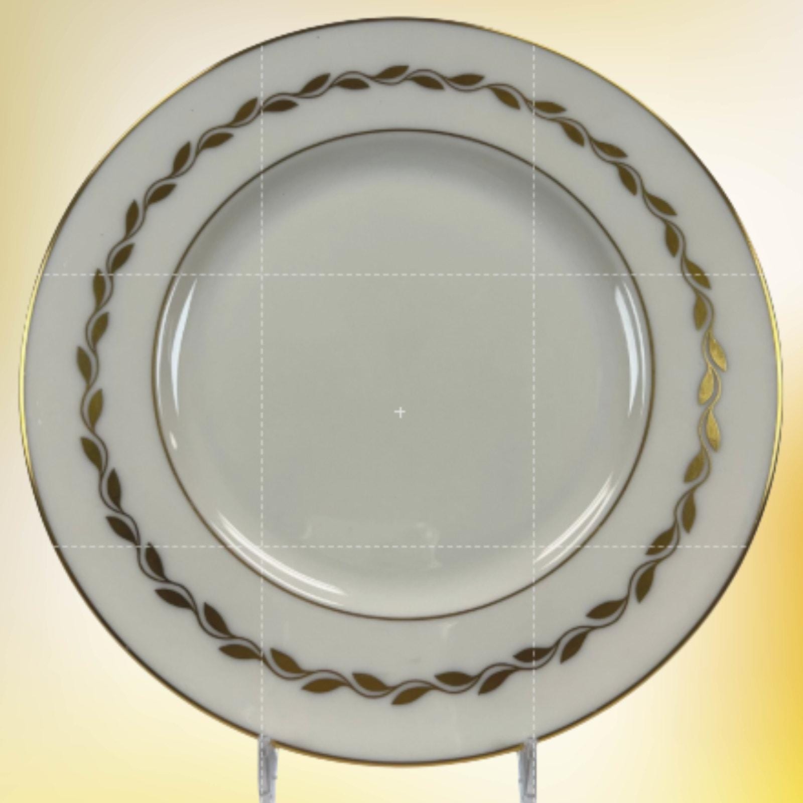 Lenox China Golden Wreath #0-313 Salad Plate 8-3/8