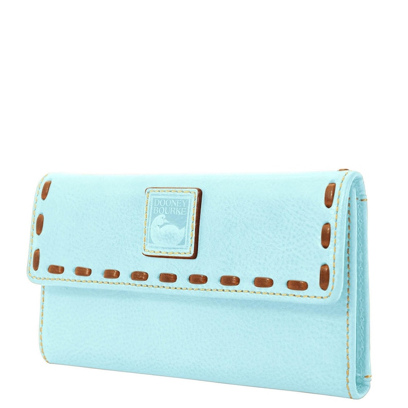dooney and bourke pale blue wallet