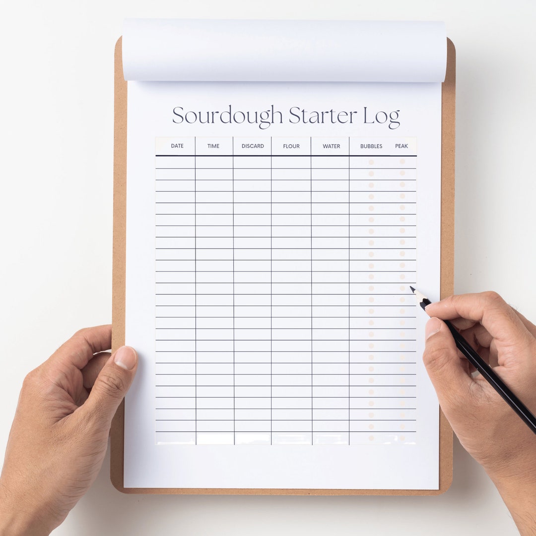 Sourdough Starter Log/tracker, DIY Sourdough, Homestead Sourdough Etsy