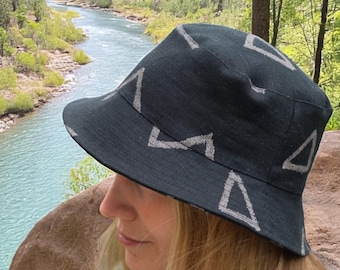 Linen Bucket Hat: Summer Sun Hat for Women and Men