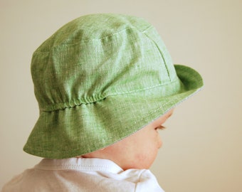 Linen Bucket Hat. Linen hat for boys and girls. Children's summer hat. Linen sun hat.