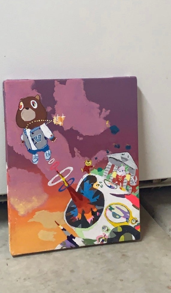 Kanye Wests Graduation Album Painting 