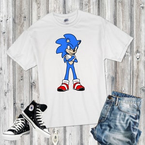 Sonic Shirt, Sonic the Hedgehog Shirt, Sonic Vintage, Sonic Lover, Sonic Birthday Gift