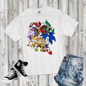 Sonic Shirt, Sonic the Hedgehog Shirt, Sonic Vintage, Sonic Lover, Sonic Birthday Gift