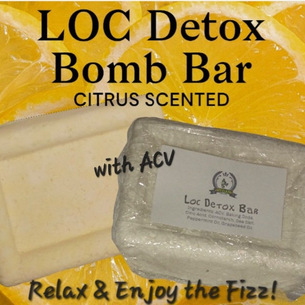 Loc Detox Bomb | XL size | Lots of FIZZ | Deep penetrating cleanse