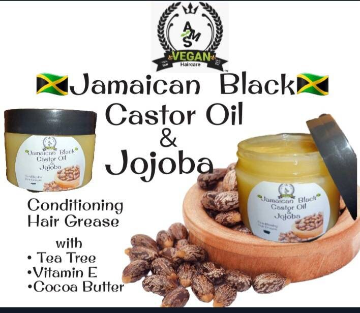 Jamaican Black Castor Oil & Jojoba Conditioning Hair Grease - Etsy Jamaican Black Castor Oil & Jojoba Conditioning Hair Grease - Etsy