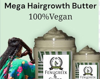 Mega Hair Growth Butter | Fenugreek and Chebe Butter ****Please view Item Details for a full description of the product before purchasing***
