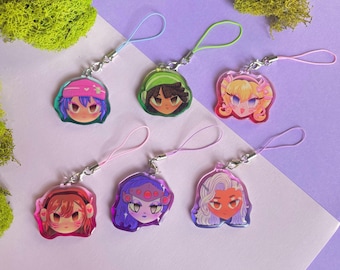 Overwatch Chibi Acrylic Charms | Tiny Character Keychain