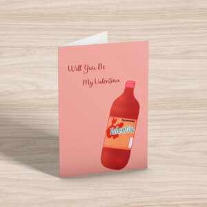 Will You Be My Valentina, Spanish Love card, San Valentin