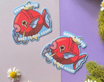 ポケモンステッカー | コイキングビニールデカール防水 | かわいい日本
