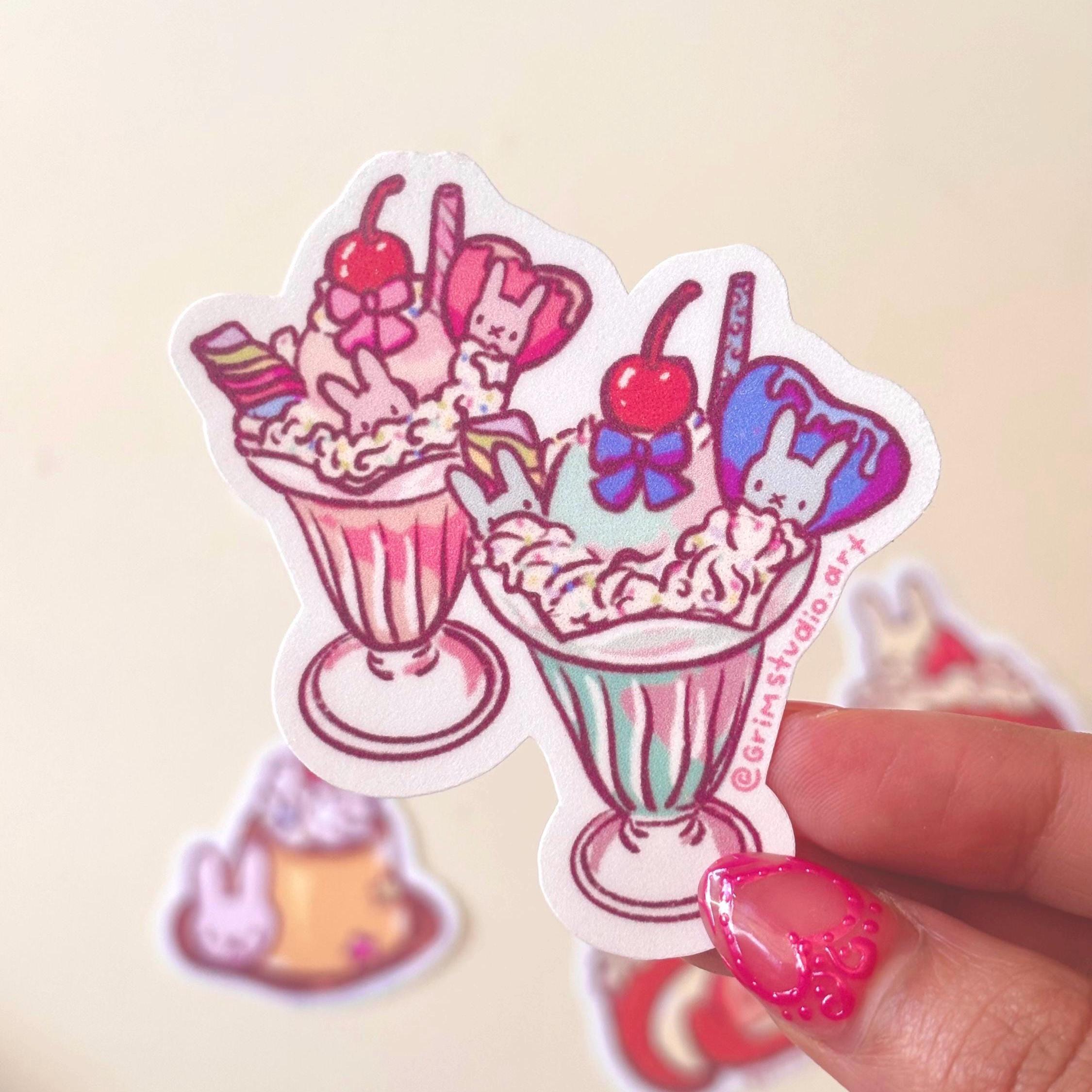 Parfait Sticker Miffy Parfait Dessert Sticker Vinyl - Etsy