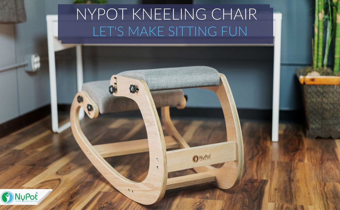 NYPOT Premium Ergonomic Kneeling Chair Adjustable Rocking Etsy