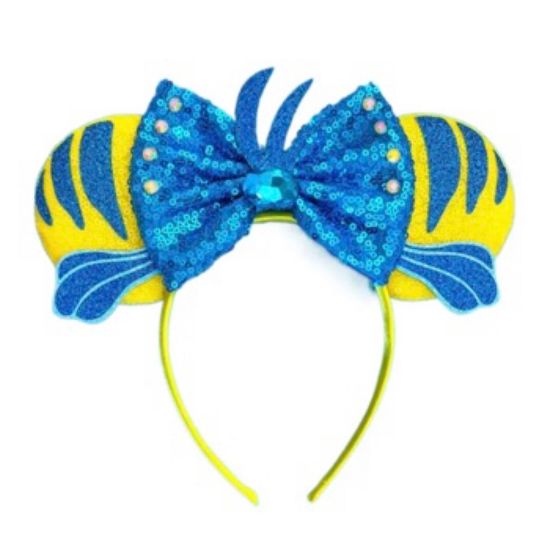 Flounder Headband Mickey Mouse Ears the Little Mermaid Etsy