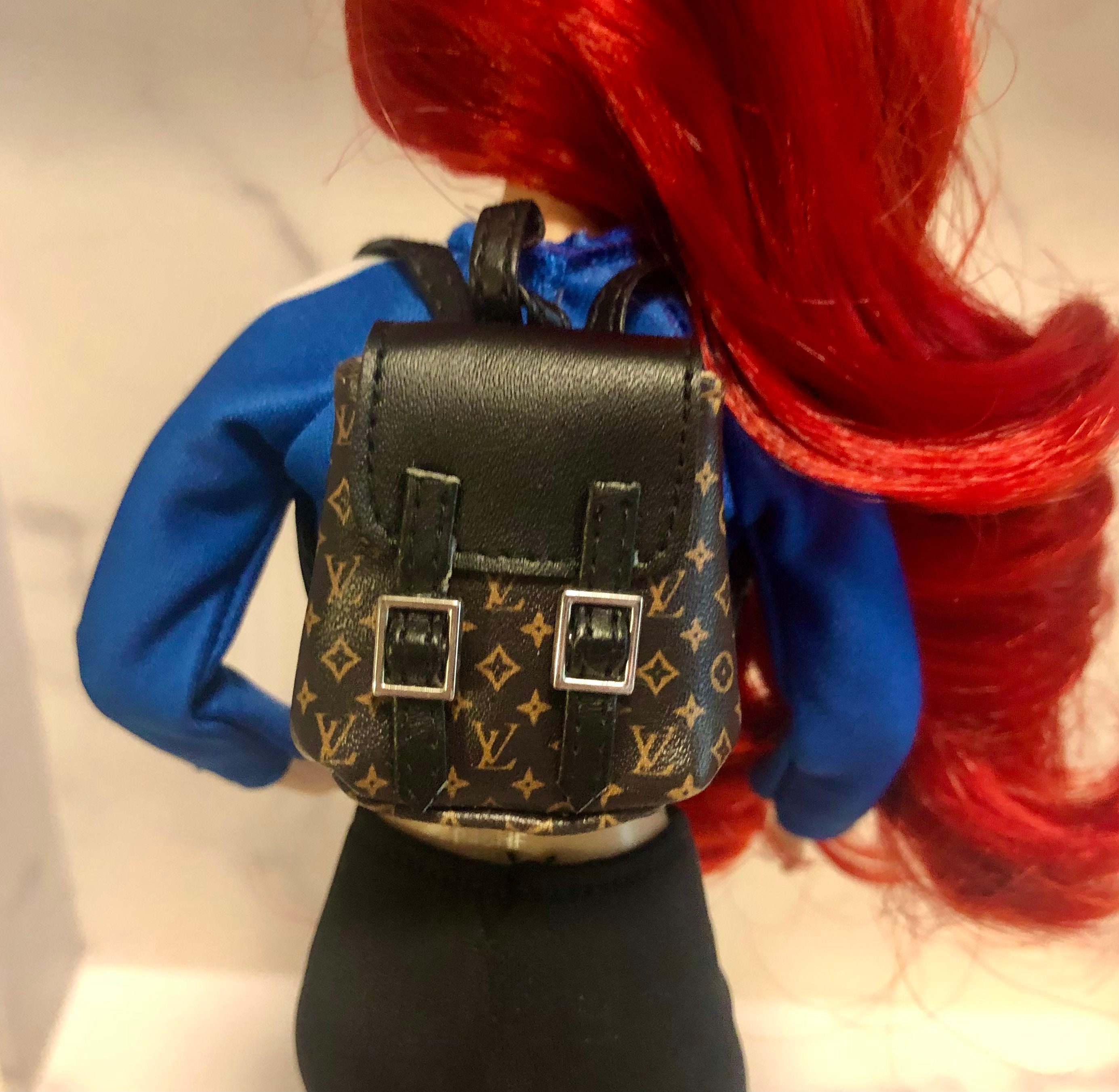 Miniature Doll Handbags Luxury Purses Designer Style Backpack Bags for  Barbie 1/6 Scale BJD Fashion Dolls