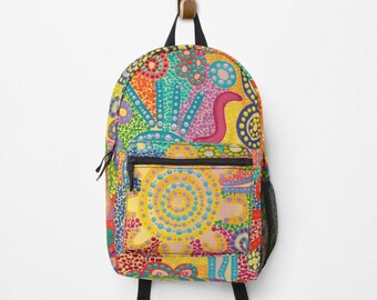 Family Gathering (colourful) Back Pack