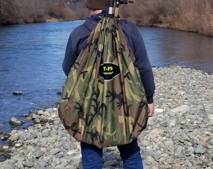NET-PRO® Landing Net, Fishing Net Backpack: Medium 38"L x 25.5"W