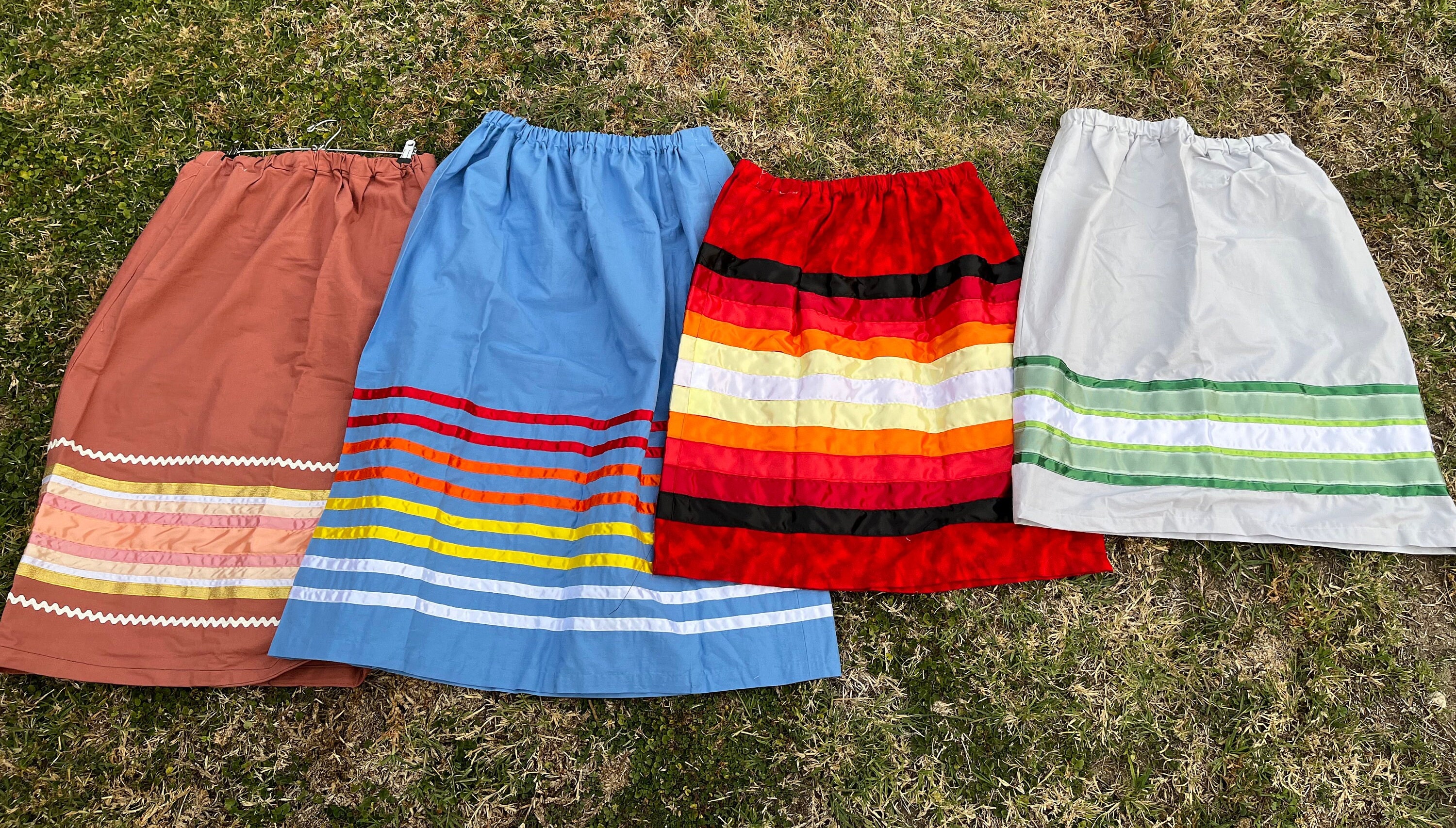 Strawberry Ribbon Skirt  Ribbon skirts, Applique skirt, Skirt