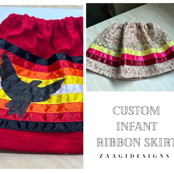 Custom Infant Ribbon Skirt