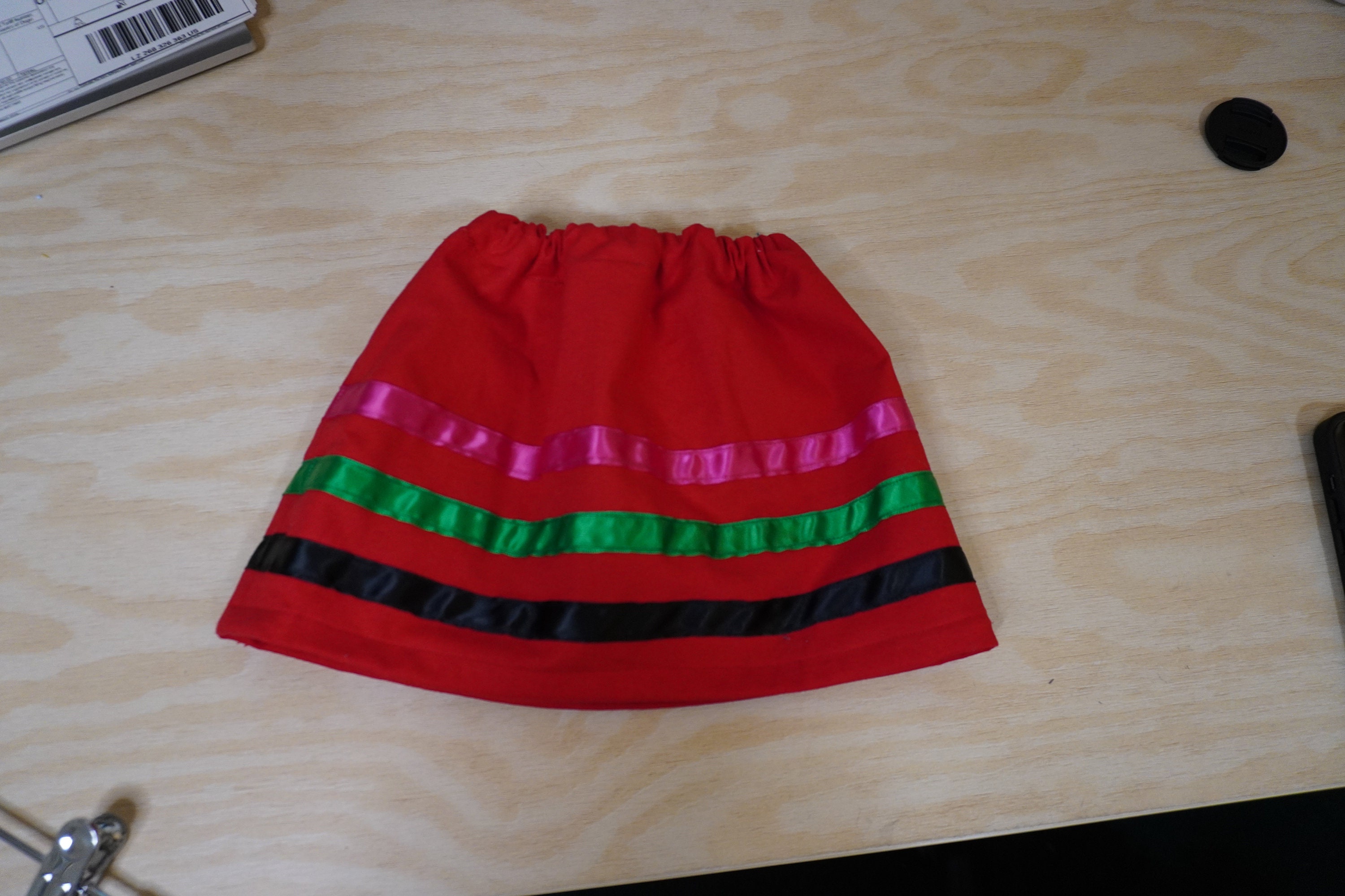 andmary ♡ baby ribbon mini skirt Msize ANDMARY】Baby ribbon mini skirt